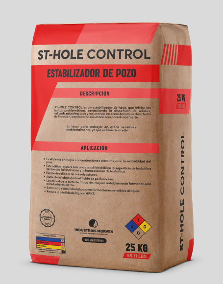 ST Hole Control: estabilizador de hoyo para inhibir lutitas problemáticas, controlar la dispersión de sólidos y mejorar la torta de filtración en la perforación de pozos